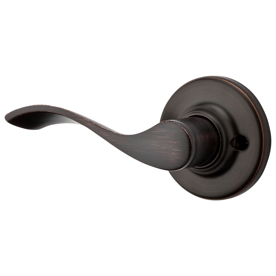 Kwikset Balboa Bronze LeftHanded Dummy Door Handle at