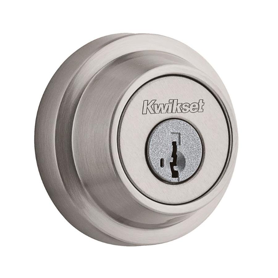 Kwikset 660 Satin Nickel Single-Cylinder Deadbolt With SmartKey At ...