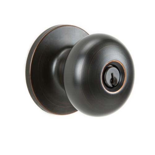 Gatehouse Baron Antique Bronze Keyed Entry Door Knob in the Door Knobs ...