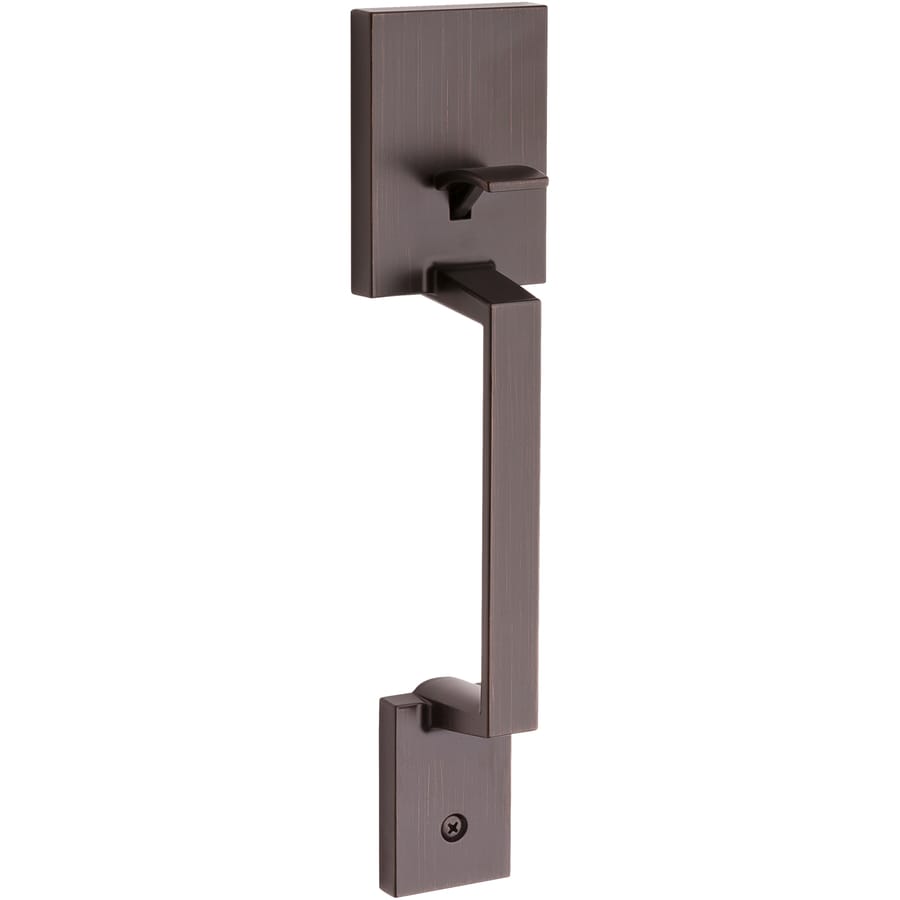 Kwikset Security Amador Bronze Entry Door Exterior Handle in