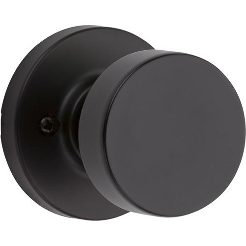 Kwikset Pismo Iron Black Dummy Door Knob in the Door Knobs department ...