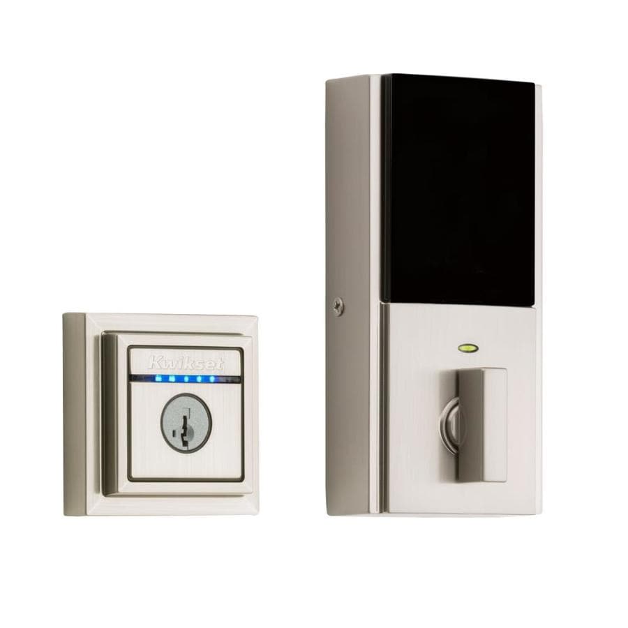 Kevo 2nd Gen Satin Nickel Single Cylinder Deadbolt 1 Cylinder Smartkey No Keypad