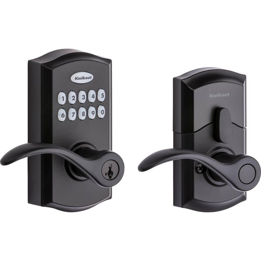 Kwikset Smartcode 955 Iron Black 1 Cylinder Smartkey Lighted