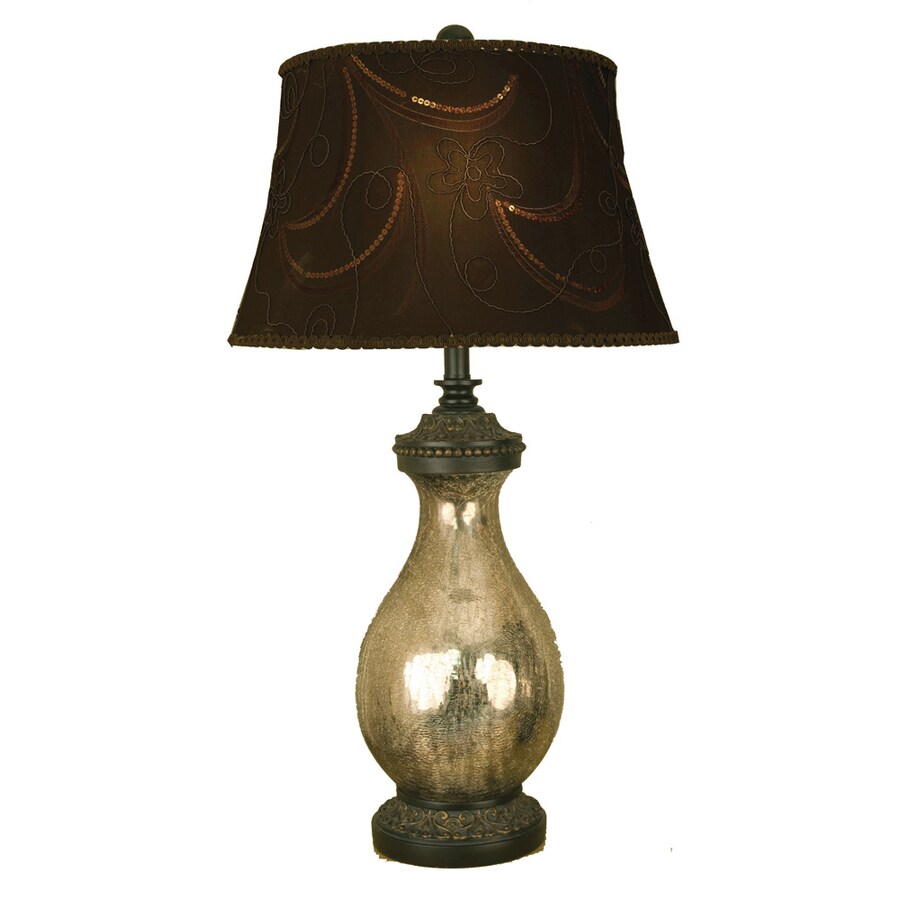 Absolute Decor 31 In 3 Way Antique Black And Taupe Mercury Absolute Decor 31 In 3 Way Antique Black And Taupe Mercury Glass Indoor Table