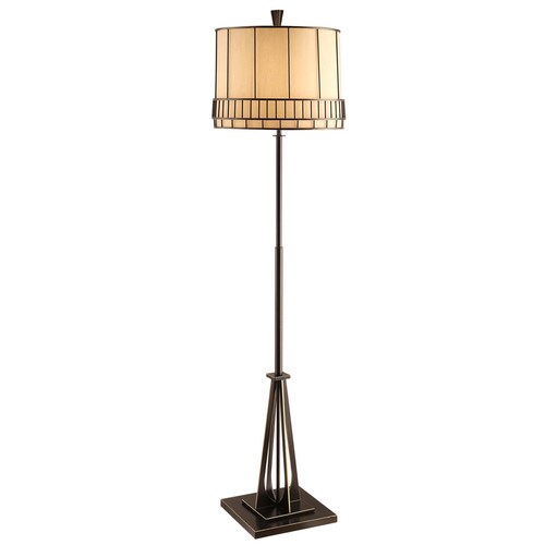 Absolute Decor 64 In Satin Black With Gold Accents Indoor Floor