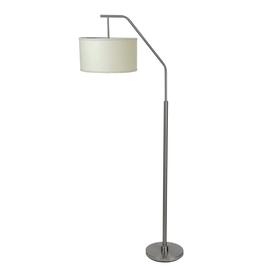 Absolute Decor 72 Dark Amber Glass Floor Lamp With Off White Absolute Decor 72 Dark Amber Glass Floor Lamp With Off White Shade