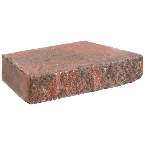 Anchor Block Red/Charcoal Hudson Retaining Wall Cap 12in x 2