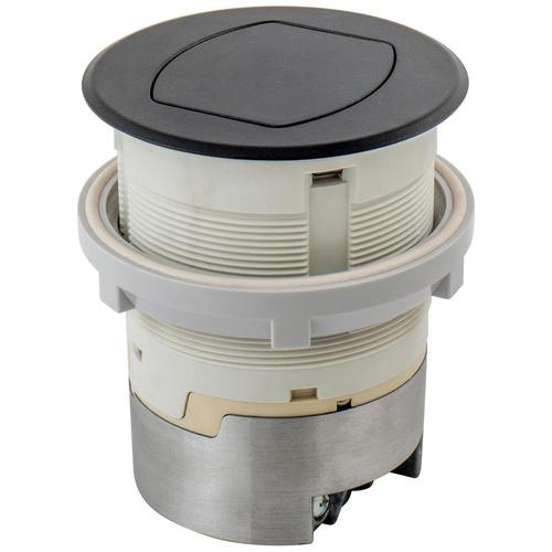 Hubbell Black 15 Amp Duplex Tamper Resistant Residential