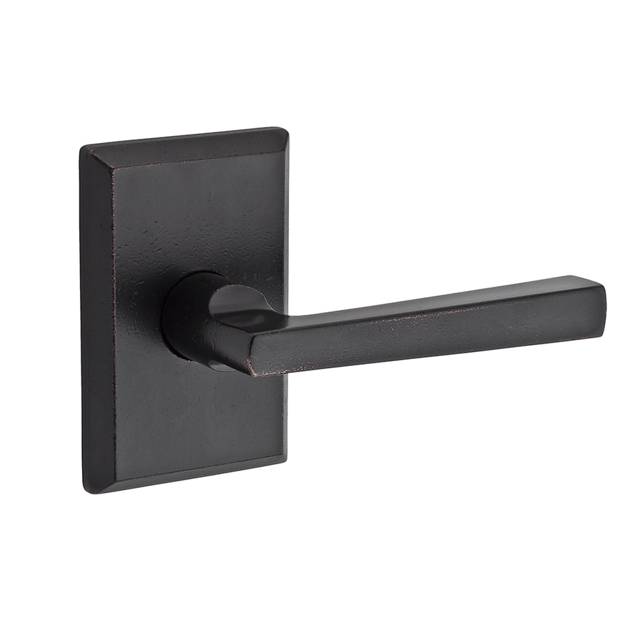 Shop Baldwin Reserve Taper Dark Bronze Passage Door Lever At 1193