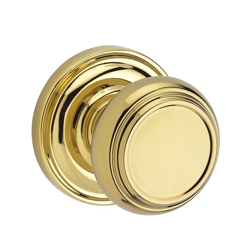 Baldwin Reserve Polished Brass Dummy Door Knob in the Door Knobs
