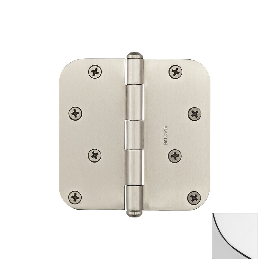 BALDWIN Reserve 4in 5/8in Radius Mortise Door Hinge at