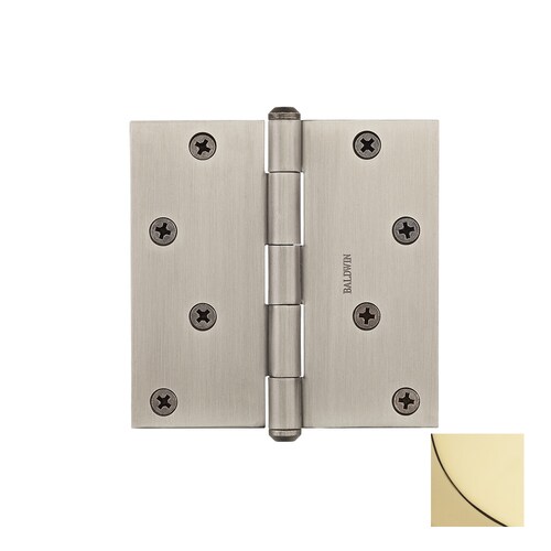 Baldwin Reserve 4 In Polished Brass Mortise Door Hinge At Lowes Com