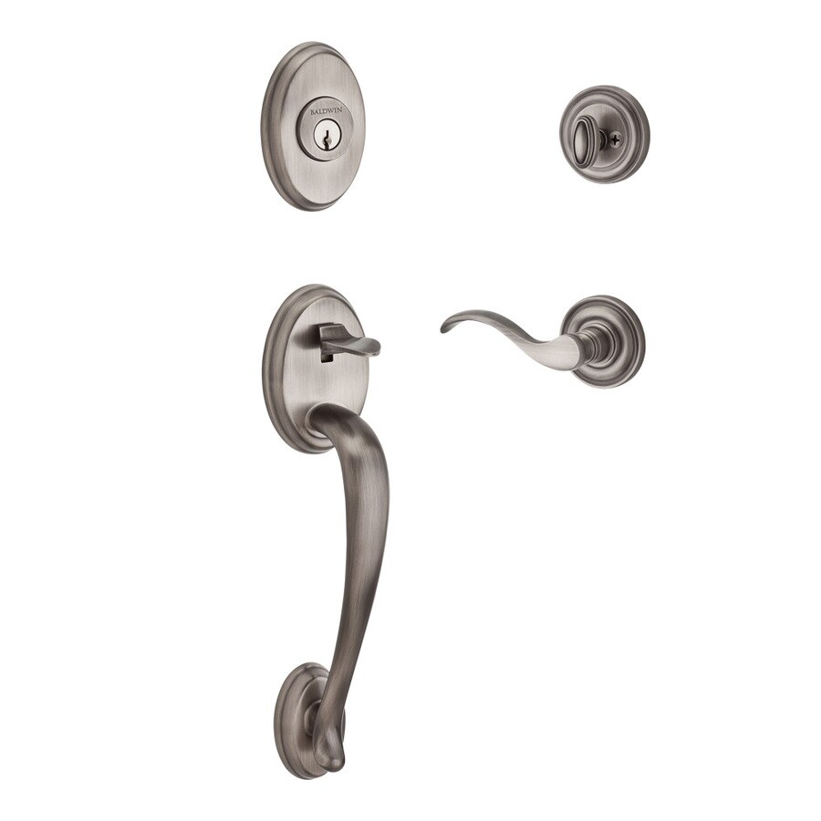 Baldwin Reserve Columbus X Curve Lever Matte Antique Nickel Single