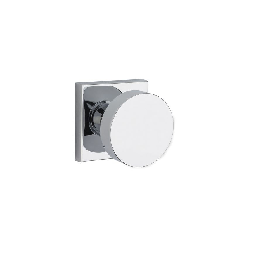 Baldwin Reserve Contemporary Polished Chrome Privacy Door Knob in the