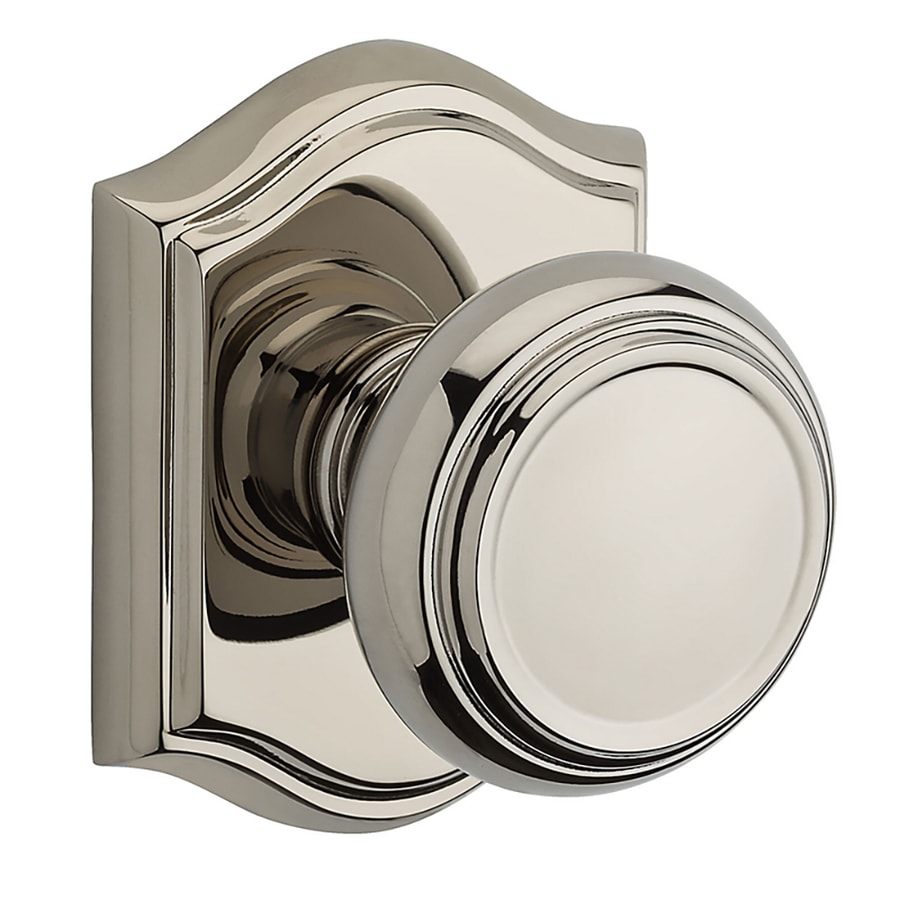 Baldwin Reserve Polished Nickel Privacy Door Knob Single