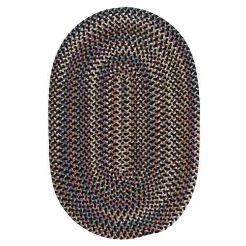 Colonial Mills Cedar Cove Navy Oval Indoor Handcrafted Area Rug