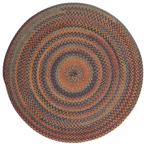 Colonial Mills Rustica Floral Burst Round Indoor Handcrafted Farmhouse/Cottage Area Rug