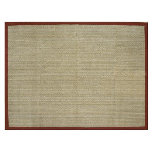 allen + roth Northbridge Tropical red Rectangular Indoor Handcrafted