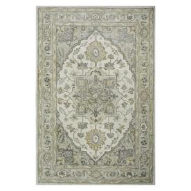 Allen Roth Avignon Ivory Soft Green Indoor Handcrafted Novelty Area Rug Common 5 Allen Roth Avignon Ivory Soft Green Indoor Handcrafted Novelty Area Rug Common 5