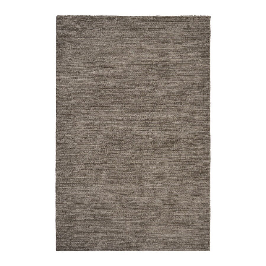 Allen Roth Monteith Brown Rectangular Indoor Handcrafted