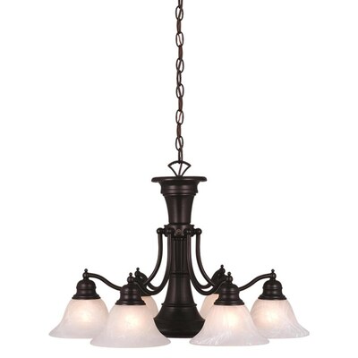Cascadia Standford 7-Light Oil Burnished Bronze Traditional Chandelier Cascadia Standford 7-Light Oil Burnished Bronze Traditional Chandelier