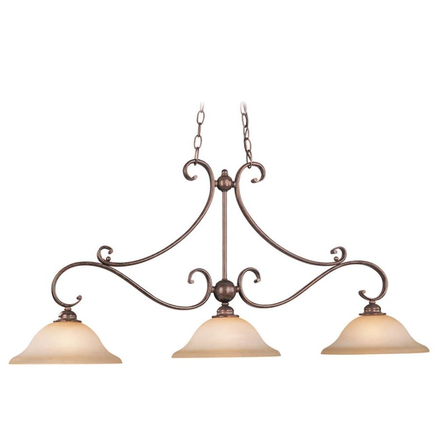 Cascadia Monrovia 11 In W 3 Light Royal Bronze Traditional Kitchen Cascadia Monrovia 11 In W 3 Light Royal Bronze Traditional Kitchen Island With Tinted Shade