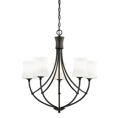 Cascadia Poirot 5-Light New Bronze Transitional Chandelier Cascadia Poirot 5-Light New Bronze Transitional Chandelier