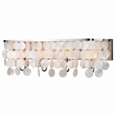 Cascadia Elsa 4 Light Nickel Coastal Vanity At Com