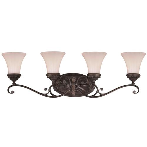 Cascadia Avenant 4-Light Bronze Traditional Vanity Light in the Vanity ...