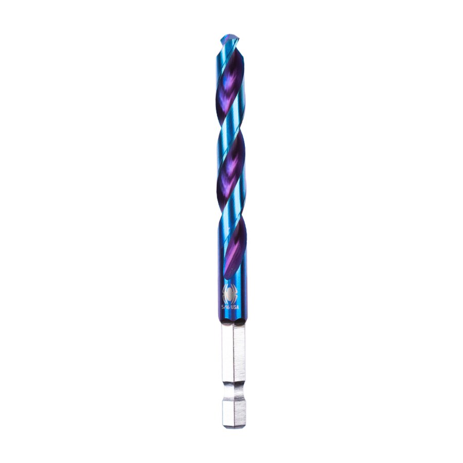 Spyder Mach Blue 5/16in x 4in HighSpeed Steel Twist Drill Bit in the