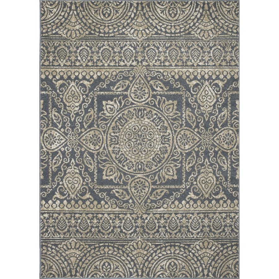 Shop Concord Global Manhattan Blue Rectangular Indoor Woven Area Rug