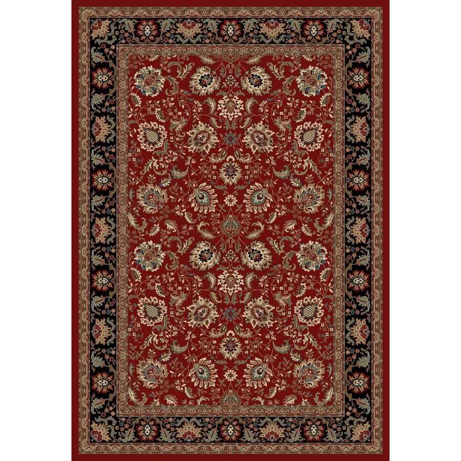 Concord Global Kensington Red Rectangular Indoor Woven Oriental Area