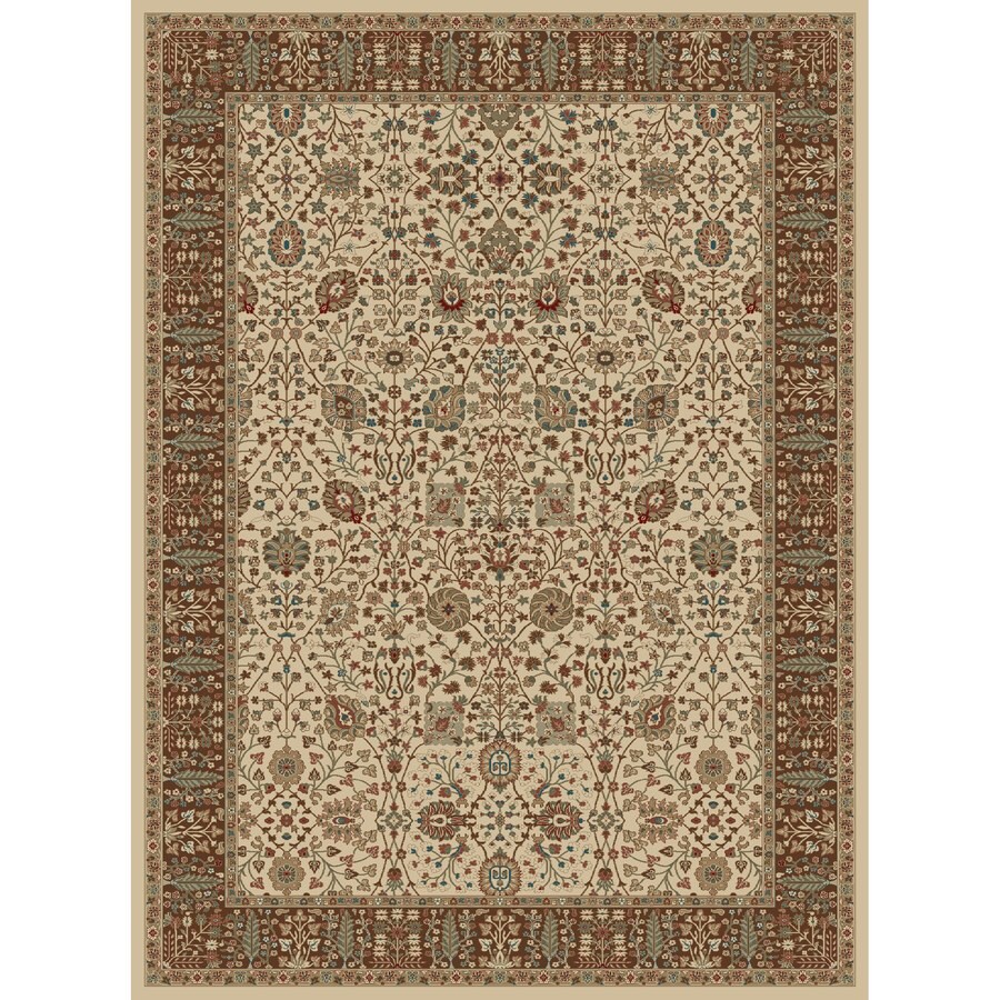 Shop Concord Global Kensington Ivory Rectangular Indoor Woven Oriental