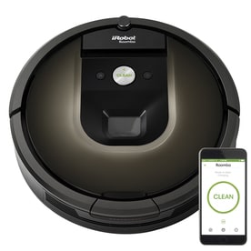 iRobot - Roomba 980 App-Controlled Self-Charging Robot Vacuum - Black