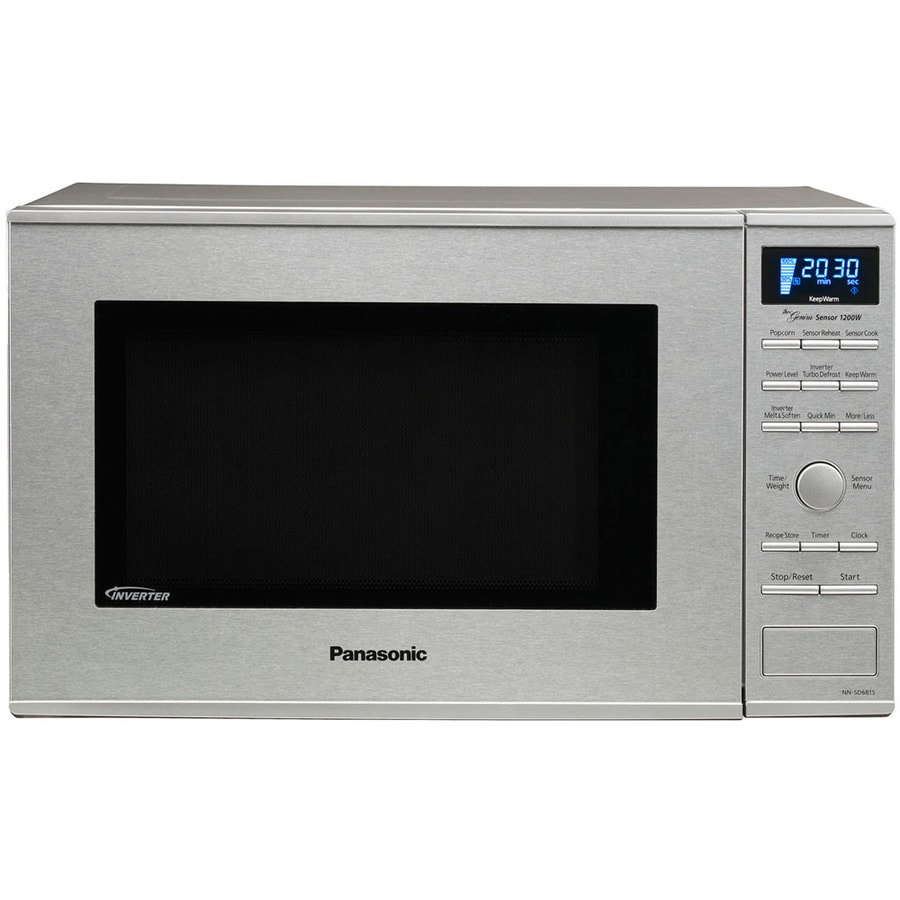 Panasonic 1 2 Cu Ft 1 200 Watt Countertop Microwave Stainless