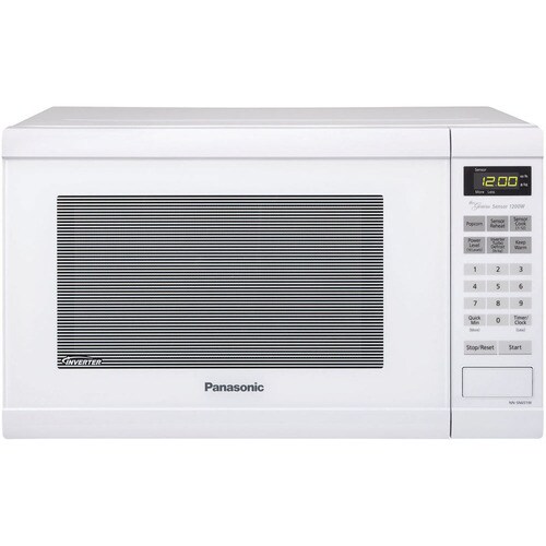 Panasonic 1 2 Cu Ft 1200 Countertop Microwave White At Lowes Com