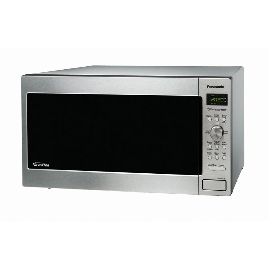 Panasonic 2.2-cu ft 1,250-Watt Countertop Microwave (Stainless 