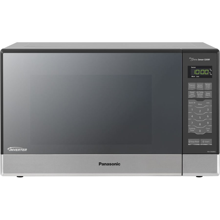 Panasonic 1.2-cu ft 1200-Watt Countertop Microwave (Stainless Steel) at