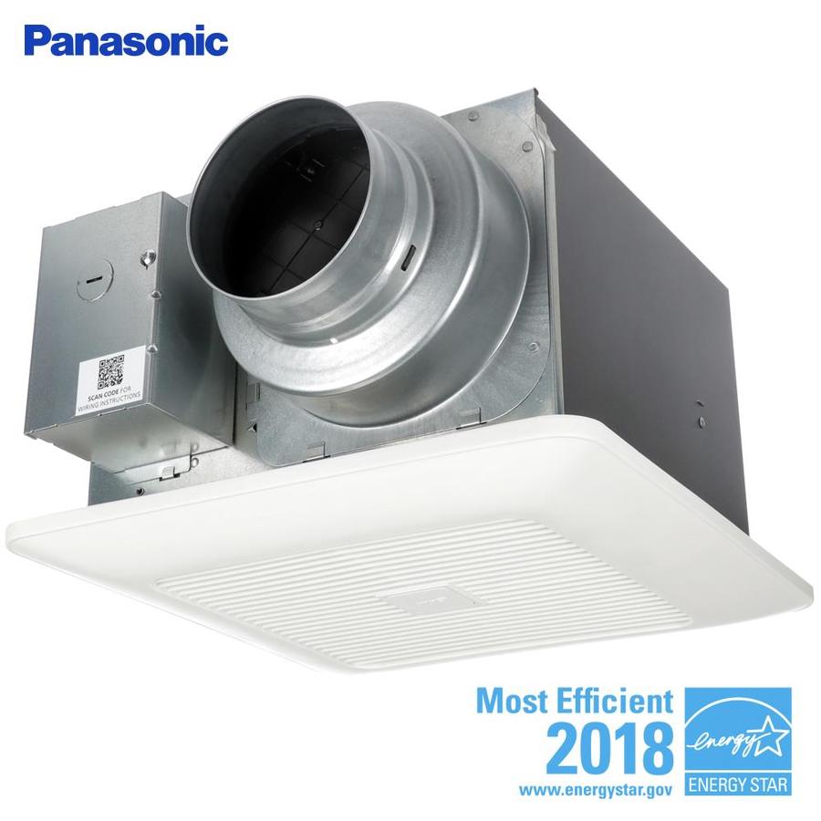 Panasonic Whispergreen 0 4 Sone 110 Cfm White Bathroom Fan Panasonic Whispergreen 0 4 Sone 110 Cfm White Bathroom Fan Energy Star