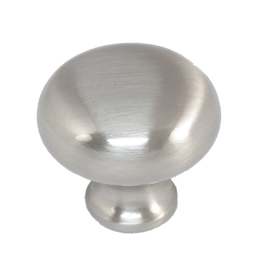 Style Selections Brushed-Satin Nickel Mushroom Cabinet ...