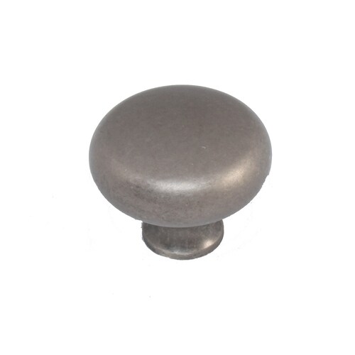 Style Selections 1.3in Antique Nickel Round Traditional Knob at