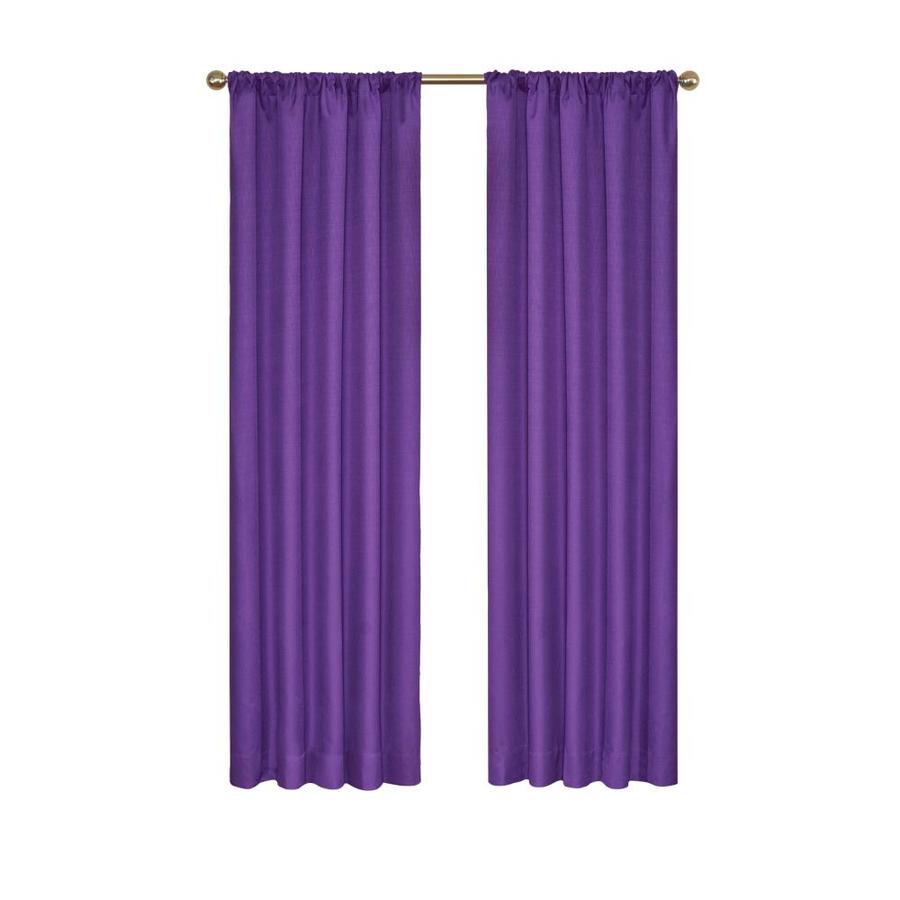 Eclipse Purple Curtains Drapes At Lowes Com