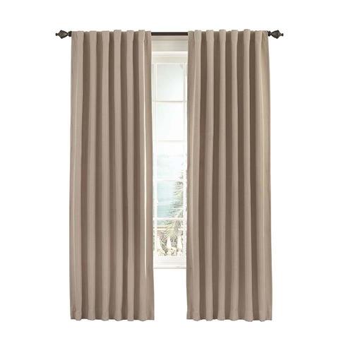 Eclipse Fresno 84-in Wheat Polyester Blackout Single Curtain Panel at ...