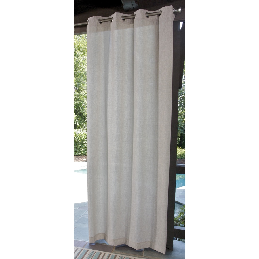 Allen Roth 96 Cream Outdoor Curtain Panel At Lowescom