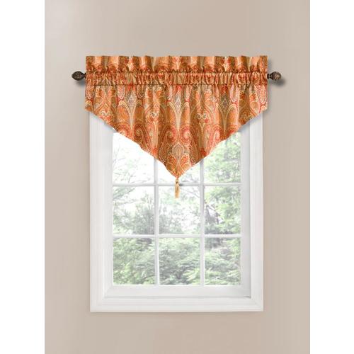 Waverly Home Classics 20-in Pearl Cotton Rod Pocket Valance in the ...