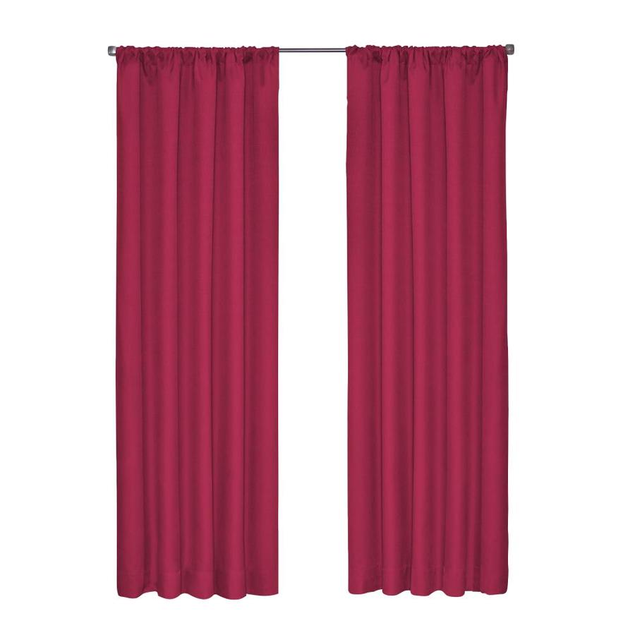 Eclipse Microfiber 63 In Deep Fuchsia Polyester Rod Pocket Blackout Eclipse Microfiber 63 In Deep Fuchsia Polyester Rod Pocket Blackout Single Curtain Panel