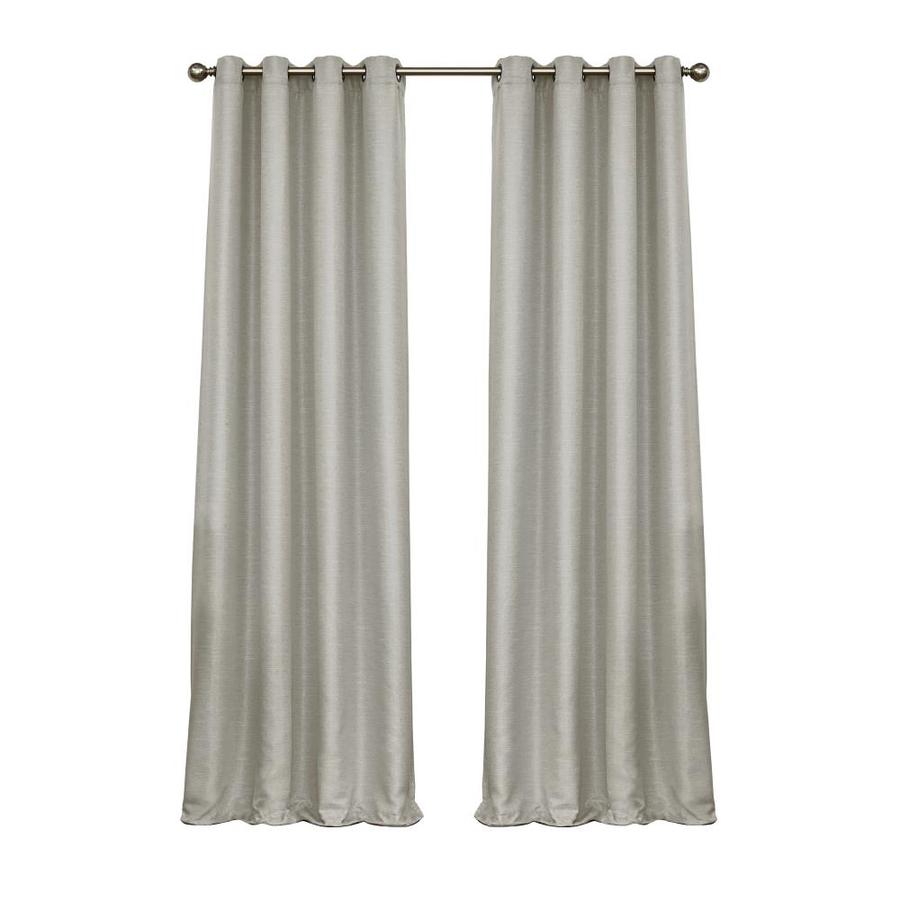 Eclipse Luxor 108 In Silver Polyester Grommet Blackout Thermal Lined Eclipse Luxor 108 In Silver Polyester Grommet Blackout Thermal Lined Single Curtain Panel