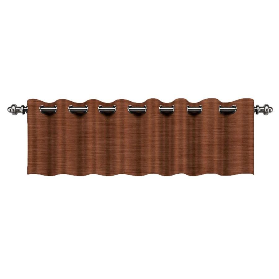 Eclipse Deron 18 In Vermillion Polyester Grommet Valance At Com Eclipse Deron 18 In Vermillion Polyester Grommet Valance