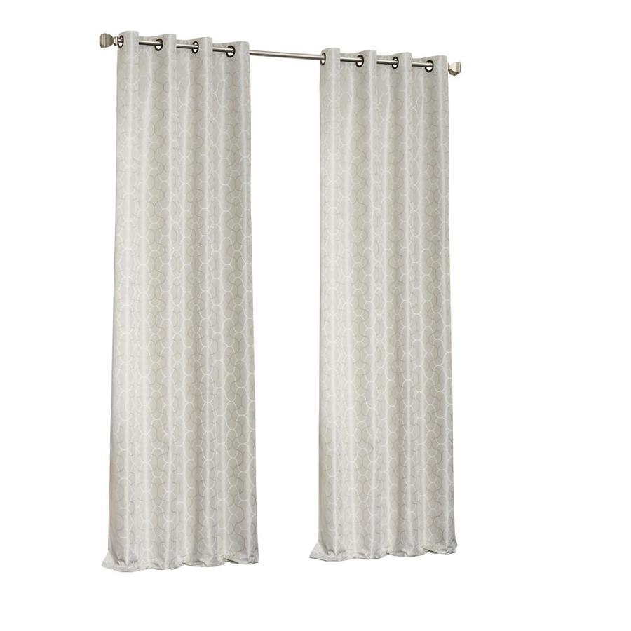 Eclipse Webber 84 In Ivory Polyester Blackout Single Curtain Panel