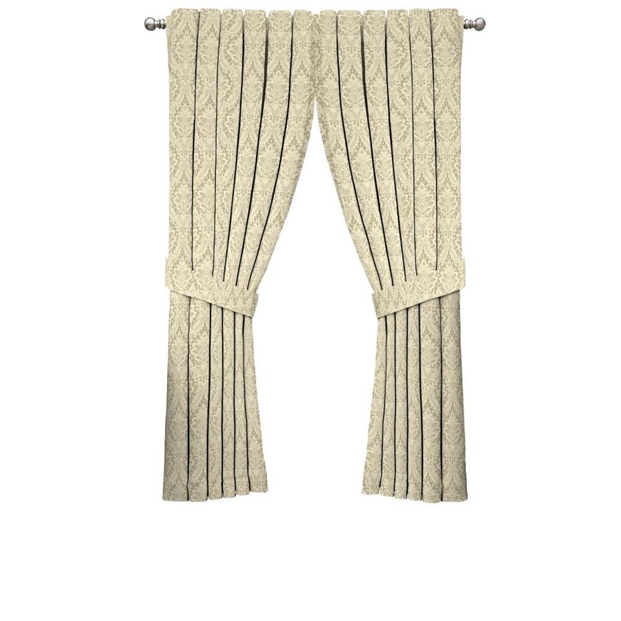 Waverly Donnington 84 In Linen Cotton Light Filtering Single
